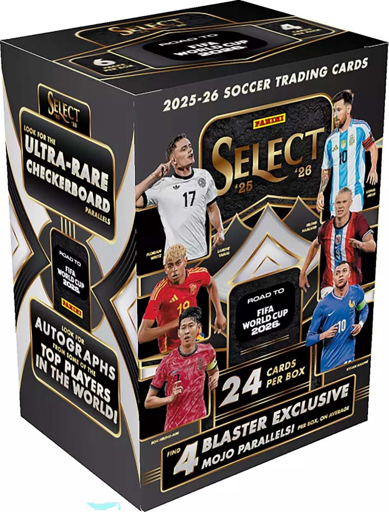 Panini 2026 Select Road to World Cup Soccer 2026 Blaster Box