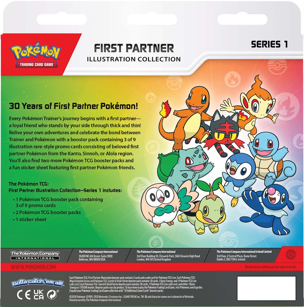 Pokémon TCG: First Partner Illustration Collection—Series 1【PreOrder】