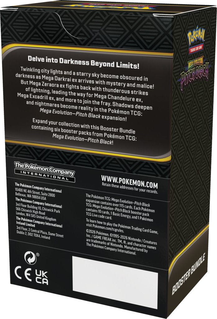 Pokémon TCG: Mega Evolution Pitch Black Booster Bundle Box 6p 【PreOrder】
