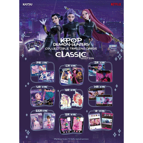 Kayou K-POP Demon Hunters Collectible Trading Card Booster Box - Classic Edition (20P)