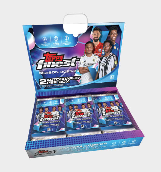 Topps 25-26 Finest UEFA Club Competitions Hobby Box【PreOrder】