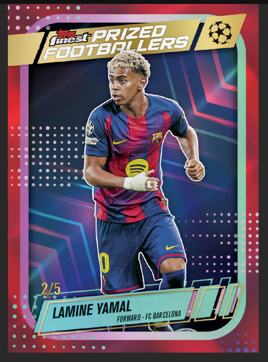 Topps 25-26 Finest UEFA Club Competitions Hobby Box【PreOrder】